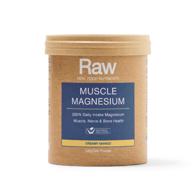Raw Real Food Nutrients – Muscle Magnesium - Hmotnost: 100 g